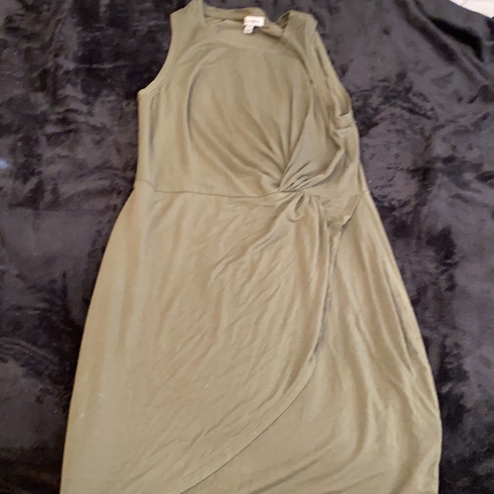 Army green dress
